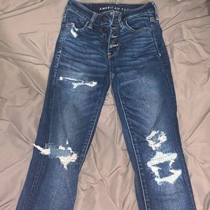 American Eagle high rise jeans